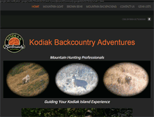 Tablet Screenshot of kodiakbackcountry.com